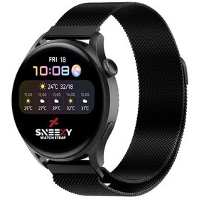 Resim Samsung Gear S3 Frontier R760 – S3 Classic R770 22mm Uyumlu Woven Wire Tasarım Metal Hasır Kordon 