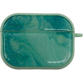 Resim Nettech Airpods Pro Uyumlu Simli İpli Arka Koruma Kılıf - Beyaz Beyaz 