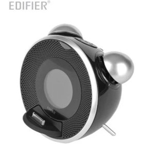 Resim Edıfıer IF230B Tick Tock Dock 9W Rms Ipod iPhone Uyumlu Fm Radyolu Siyah Bluetooth Hoparlör 