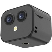 Resim Moveevo Siyah D3 Wifi Kamera, 4k Ultra Hd, İki Lens, 170 Geniş Açı, Gece Görüşü, Uzak Kumanda, Çift Yönlü Konuşma, Manyetik Montaj, Dahili Pil Siyah 
