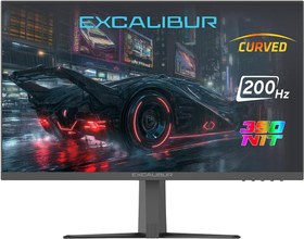 Resim Casper Excalibur 23.6 inç Curved Gaming Monitör, 200Hz, 1ms, HDR10, VA Panel, 350 NIT 