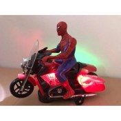 Resim Brother Toys Avengers Yenilmezler Örümcek Adam Spiderman Robot Işıklı Sesli Motor Oyuncak 