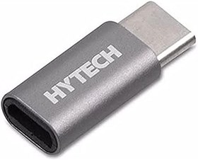 Resim Hytech HY-XO30 Micro Usb 5 Pin F'den M'ye C Tipi Dönüştürücü, Gümüş Metal Gövde 