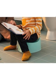 Resim Çocuk Lazımlığı Yükseklik 18 Cm İkea Pratik Kaymaz Lazımlık Turkuaz 