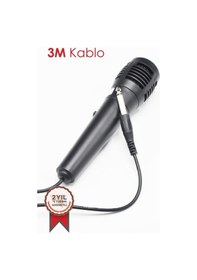 Resim Torima Siyah M-01 Jack Girişli 3m Kablolu Mikrofon 