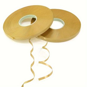 Resim Balonlar için 3 Adet Altın Kıvrık Kurdele, 5mm Genişliğinde, Her Rulo 10m - Parti Süslemeleri, Hediye Paketleme ve El İşleri için Zarif Metalik Parlaklık - Çoklu Renklerde Mevcut 