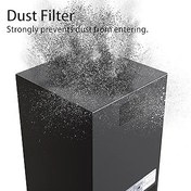 Resim Xbox Serisi X Konsolu için Toz Fişleri ile Toz Filtresi Kapağı,Üst Dustpoof Mesh Kılıfı Havalandırma Filtresi PVC Kapak,USB/HDMI Bağlantı Noktası için Silikon Toz Fişleri,Xbox Serisi X Aksesuar için 