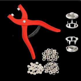 Resim Çıtçıt Takma Pensesi Seti Metal Druk Düğme Basma Aparatı Kumaş Ve Deri İçin Çıtçıt Presleme Pense Seti 1 