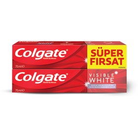 Resim Colgate Visible White Diş Macunu 2x75 ml 