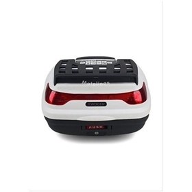 Resim Wogen 52 Lt Sırt Dayamalı Bagajlı Arka Çanta Beyaz 