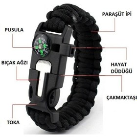 Resim Çok Amaçlı Hayatta Kalma Bilekliği 