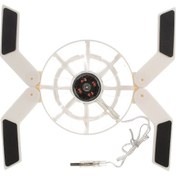 Resim Geeroyoo Dr-s08 Katlanabilir Usb Soğutucu Fanlı Taşınabilir Beyaz Laptop Standı 