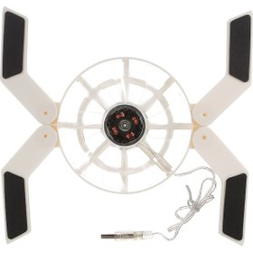 Resim Geeroyoo Dr-s08 Katlanabilir Usb Soğutucu Fanlı Taşınabilir Beyaz Laptop Standı 