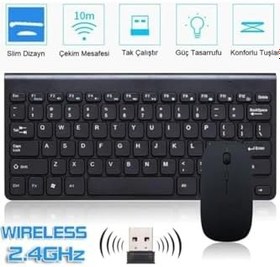 Resim Alfa 10BT 10.4" Tablet Uyumlu Kablosuz Taşınabilir Q Klavye Ve Mouse Set BEYAZ 