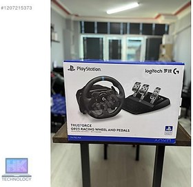 Resim LOGİTECH G923 PS5 PS4 BİLGİSAYAR UYUMLU SIFIR KAPALI KUTU 