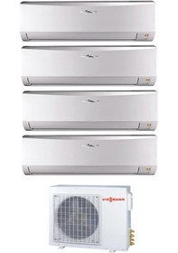 Resim Viessmann Vitoclima Multi O4F3080M2 8 kW 1 Dış + 4 İç Ünite (7+7+9+18) Duvar Tipi Klima 