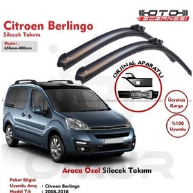 Resim Citroen Berlingo 2008-2018 Araca Özel Silecek 650mm-400mm 