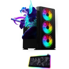 Resim Ramtech THOR X40 i7-11700F 16 GB 480 GB SSD 4 GB GTX1650 Masaüstü Oyuncu Bilgisayarı 