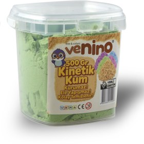 Resim Venino 500 Gr Kinetik Kum Kova Boy - Premium Kalite Oyun Kalıbı Hediyeli 
