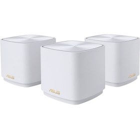 Resim Asus ZenWiFi AX Mini XD4 1800 Mbps AX1800 Dual Band Gaming Router 3'lü Set 