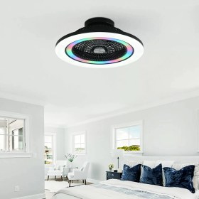 Resim Dlc Ovest Rgb LED Kumandalı 58 cm Tavan Vantilatörü 