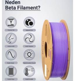 Resim Beta Pla High-speed Filament Beta Purple 