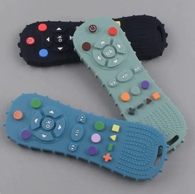 Resim Montessori Bebek Diş Kaşıyıcı Silikon Tek Parça Halka - Siyah 