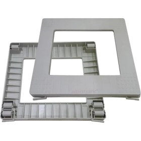 Resim Model Çeksür 6 Tekerlekli Frenli Buzdolabı Fırın Çamaşır Bulaşık Makinesi Beyaz Eşya Altlığı 