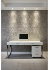 Resim İthal 16m2 Duvar Kağıdı 3boyutlu Düz Desen Simli Silinebilir Mavi 