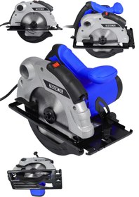 Resim STEİNER Alman 4000 Watt Lazerli Bakir Sargili Metal Şanzuman Sunta Kesme Daire Testere Makinesi 185 Mm 