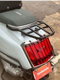 Resim Lambretta X 125-250-300 Arka Çanta Taşıma Demiri Siyah / Friendship 