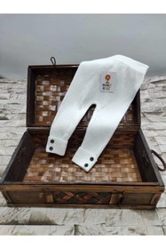 Resim gogo bici Meriç Bebe Düğme Detaylı Fitilli Bebek Triko Tayt 