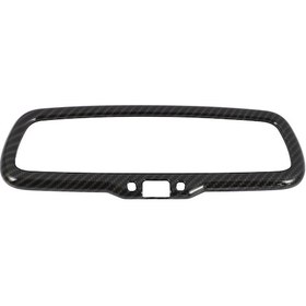 Resim Youmex Alfa Romeo Giulia & Stelvio 2016-2018 İç Dikiz Aynası Çerçevesi - Abs Plastik Karbon Fiber Kaplama 