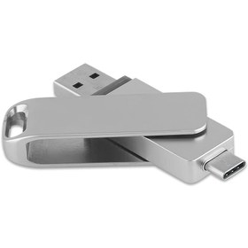 Resim SEDEF SİLVER 2 In 1 Çift Taraflı Uyumlu Type-c Usb 2.0 32 Gb Usb Bellek 