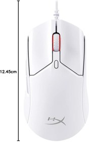 Resim HyperX Pulsefire Haste 2 Beyaz Makrolu Optik Kablolu Oyuncu Mouse Teşhir 