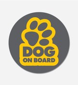 Resim CarMagnet Dog On Board - Esnek Ve Evrensel Mıknatıslı Tak-çıkar Aksesuar 