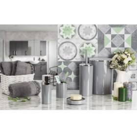 Resim Primanova Lenox 5'li Banyo Seti Gri 