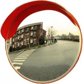 Resim LOREX LR-A35W Trafik Güvenlik Aynası - Otopark Aynası 80 cm - Dış Bükey Ayna - Duvar ve Direk Montaj Aparatı Dahil 