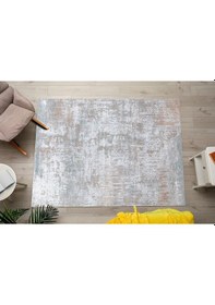 Resim Herringbone E741 Eskitme Halı Vintage Halı Yolluk Dokuma Halı Makinede Yıkanabilir Salon Halısı Krem Krem 