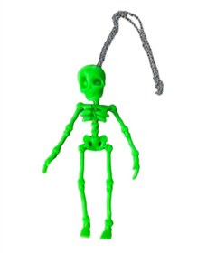 Resim Genel Markalar Yeşil Iskelet Süs Ayna Süsü 