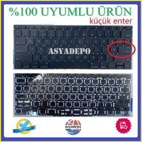 Resim Macbook Pro Uyumlu A1708 2016 Klavye Tr Küçük Enter 