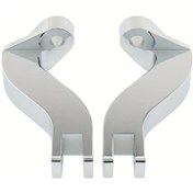 Resim Dashanshop Harley Touring Road King Anti Kaymaz Uzun Arka Ayaklık Gümüş Alüminyum 