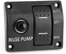 Resim Generic Sintine pompası 12V Otomatik, Sintine pompası şamandıra Anahtarı kontrolü, LED Göstergeleri Anahtar Paneli 12V 24V DC Tekne Sinpa 