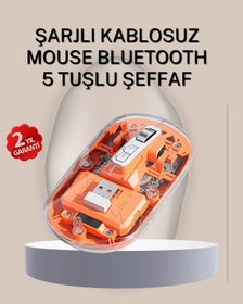 Resim Çift Modlu Fare Usb Alıcılı Ve Bluetooth Bağlantılı 