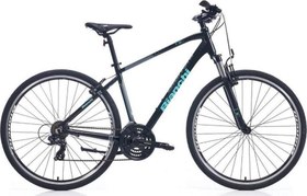 Resim BIANCHI T0018FS ERKEK ŞEHİR BİSİKLETİ 510H V 28 JANT 21 VİTES BLACK BEİGE YS728 