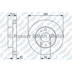 Resim Bosch -0986479315 Ön Fren Diski Jest/Ducato/Boxer 06 514937821 