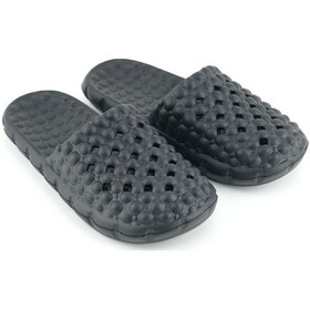 Resim Gezer Yazlık Eva Kadın Ev Banyo Bahçe Havuz Plaj Terlik Siyah 