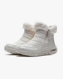 Resim Skechers Arch Fit Smooth - Cool Puff Kadın Beyaz Kar Botu 167252 Wwht Beyaz 