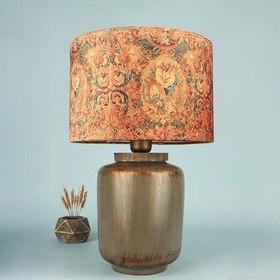 Resim Aurablend Handmade Dekoratif Seramik Abajur | El Yapımı, Çok Renkli, Modern & Klasik Dekorasyon | 31-45 cm | E27 Duy Uyumlu | CE Sertifikalı 