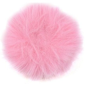 Resim Lavalier Mikrofon Peluş Rüzgar Koruması - Pembe 